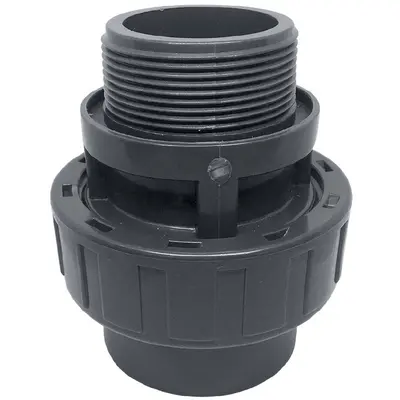 Муфта ПВХ Era UU00263 розбірна із зовнішньою різьбою, d63х2"