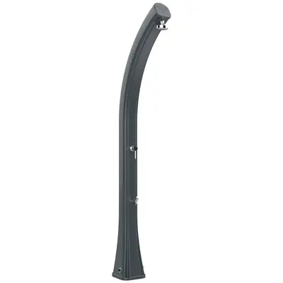 Душ сонячний Aquaviva Happy XL з мийкою для ніг, антрацит H420/7016, 35 л