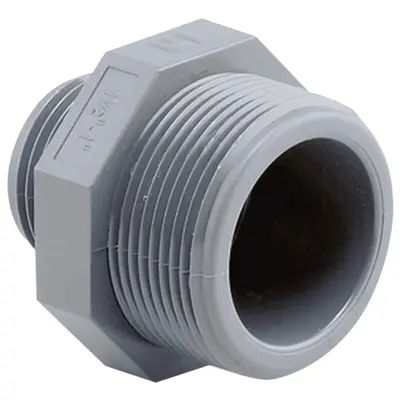 Ніпель перехідний ПВХ Hidroten 1002453, НР-НР, d1 1/2"- 1/2"