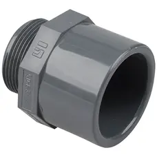 Подвійний адаптер ПВХ Hidroten 1002002, муфта/втулка, НР, d25-32 мм, 3/4"
