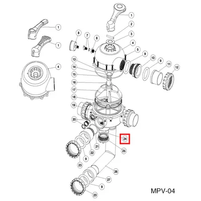Ущільнювальне кільце для заглушки Emaux MPV-04 (2020017)
