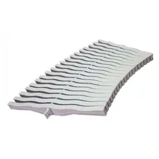 Переливна решітка Kripsol NMC 2520.C з центральним з'єднанням 245х20 мм