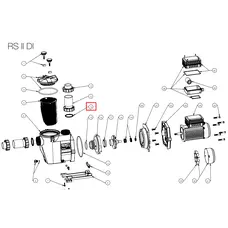 Ущільнювальне кільце насоса Hayward муфти RS II (RSX750N)