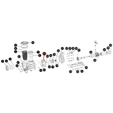 Пластикове кільце дифузора насоса SLP (A09150028 №13)