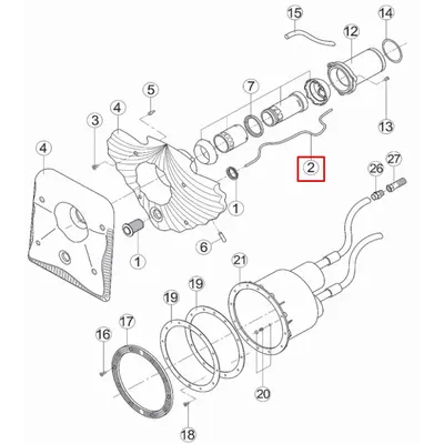 Трубка протитечії Kripsol RUSS0002.00R