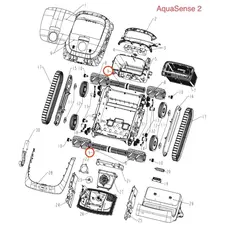 Роликова щітка робота-пилососа Beatbot AquaSense 2/2 Pro/2 Ultra
