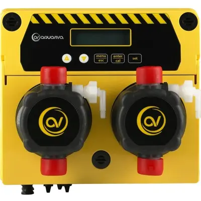 Система мембранних дозуючих насосів Aquaviva pH/Rx + Free Cl 5 л/год + набір pH