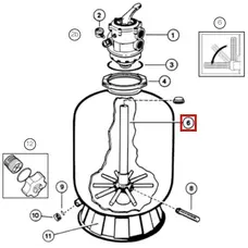 Дюзова коробка з трубою Hayward S310 (SX0310DA)