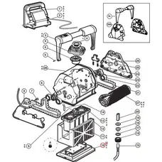 Нижня кришка для робота-пилососа Hayward TigerShark (RCX75000-236)