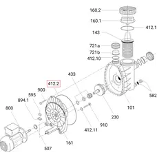 Ущільнювальне кільце корпусу насоса Speck BADU MAGIC (292.1641.223)
