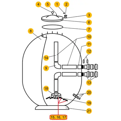 Дюзи для фільтра Aquaviva AP