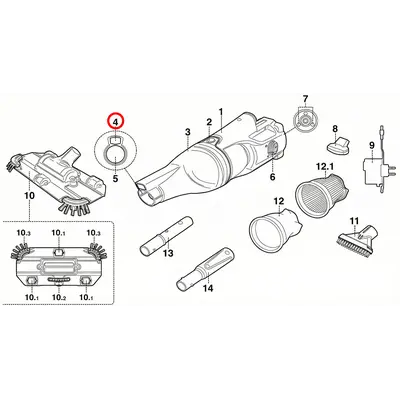 Клапана зливу води Kokido для пилососа Voltera EV35
