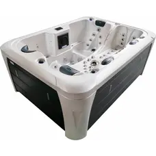 СПА-басейн Aquajoy Miami (230х170х92 см), Сріблясто-білий мармур