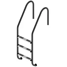 Сходи для басейну Flexinox Standard Nero (3 сходинки) Black, AISI-316L