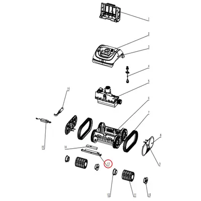 Блок плавучості для робота-пилососа Wybotics C1 (S.OS7010.24.A.002)