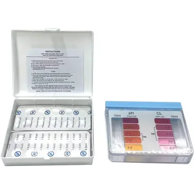 Тестер для басейну AquaDoctor Box таблетковий Cl/pH, 20 тестів