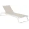 Шезлонг Aquajoy Tropic, білий із сіро-коричневим