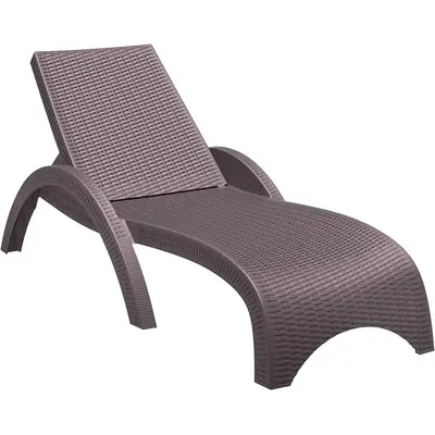Шезлонг Aquajoy Fiji, коричневий
