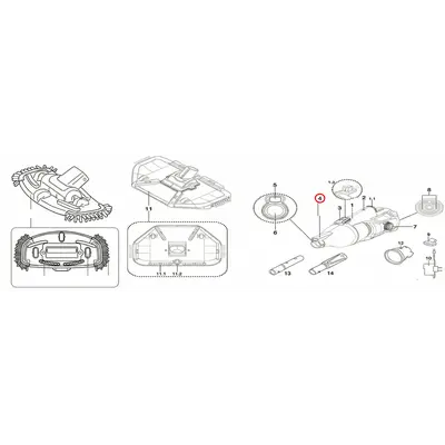 Насадка під щітку Kokido для пилососа Telsa EV033 (прозорий контейнер)