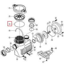 Ущільнювальне кільце кришки префільтра насоса Hayward K-Flo