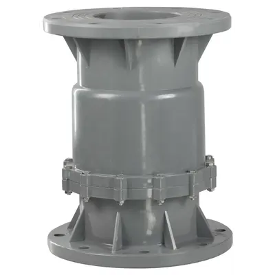 Зворотний клапан ПВХ ERA, поворотний, d150 мм