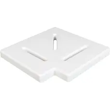 Кутовий елемент Aquaviva KP HKE25 для переливної решітки 90° 195х25 мм