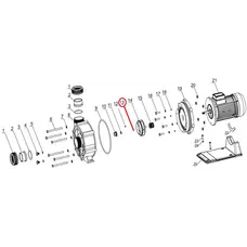 Ущільнювальне кільце корпусу насоса SLP d25х2.4, (F02010026 №12)