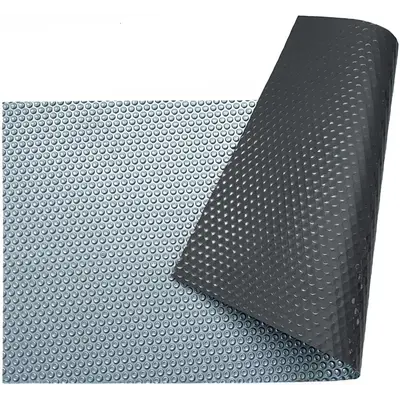 Солярне покриття Aquajoy Platinum Bubbles Gray 500 мкм, ширина 7.5 м (30 пог. м), сріблястий/сірий