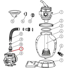 Ущільнювальне кільце для насоса Aquaviva Lagoon, (208000490)