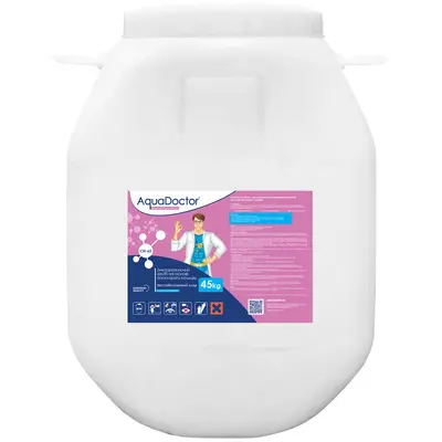 Шок-хлор для басейну AquaDoctor CH-65 45 кг в гранулах нестабілізований