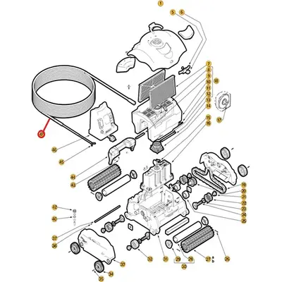 Кабель для пилососа Hayward SharkVac XL Pilot / QC 17 м, (RCX50061)
