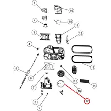 Комплект кришок колеса для робота-пилососа Fairland X30-X80, (з гвинтами)