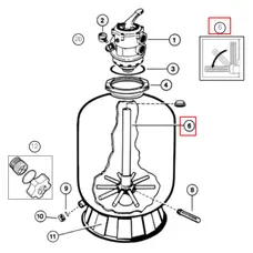 Дюзова коробка Hayward SX360DA (для S0360TE/S0360TXE)