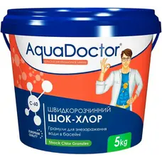 Шок-хлор для басейну AquaDoctor C-60 5 кг в гранулах