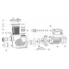Гвинт крильчатки Emaux з ущільнювальним кільцем (для EPH) (89020719)