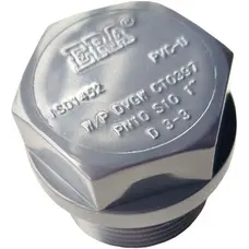 Заглушка ПВХ Era US01032 різьбова, d1"