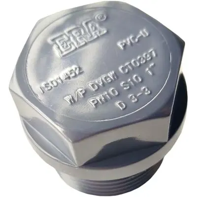 Заглушка ПВХ Era US01032 різьбова, d1"