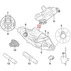 Блок мотора з акумулятором Kokido для пилососа Voltera 25 (EV25ASM01)