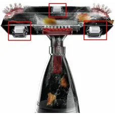 Набір коліс Kokido для пилососа Voltera 35 EV35CBX/EU (3 шт.)