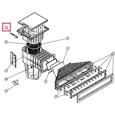 Засув кришки X-Line для скімера Hayward X-Pro 600