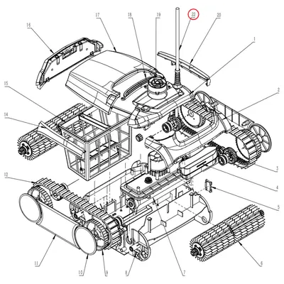Кабель живлення для робота-пилососа Wybotics WY350 (B.WY360.03.002)