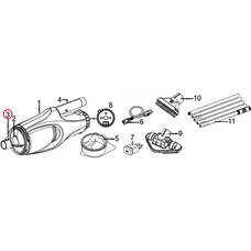 Насадка під щітку Kokido для пилососа Telsa EV05 (прозорий контейнер)