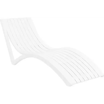 Шезлонг Aquajoy Slim, білий