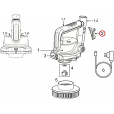 Кріплення V-подібне (кліпса) Kokido SCRUBBY