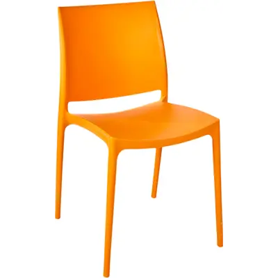 Стілець Aquajoy Emmy (540x810 мм), світло-оранжевий