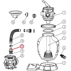 Перехідник шланга для фільтраційної установки Aquaviva Lagoon, (201005343)