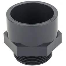 Муфта ПВХ Era US01250, з зовнішньою різьбою d50х1-1/2"