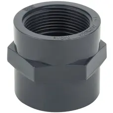 Муфта ПВХ Era US01150х1.1/2", з внутрішньою різьбою d50х1-1/2"