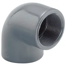 Коліно перехідне ПВХ Hidroten 1002206, з внутрішньою різьбою, d63-2"