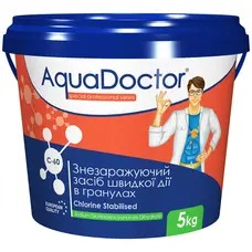 Шок-хлор для басейну AquaDoctor C-60 5 кг в гранулах